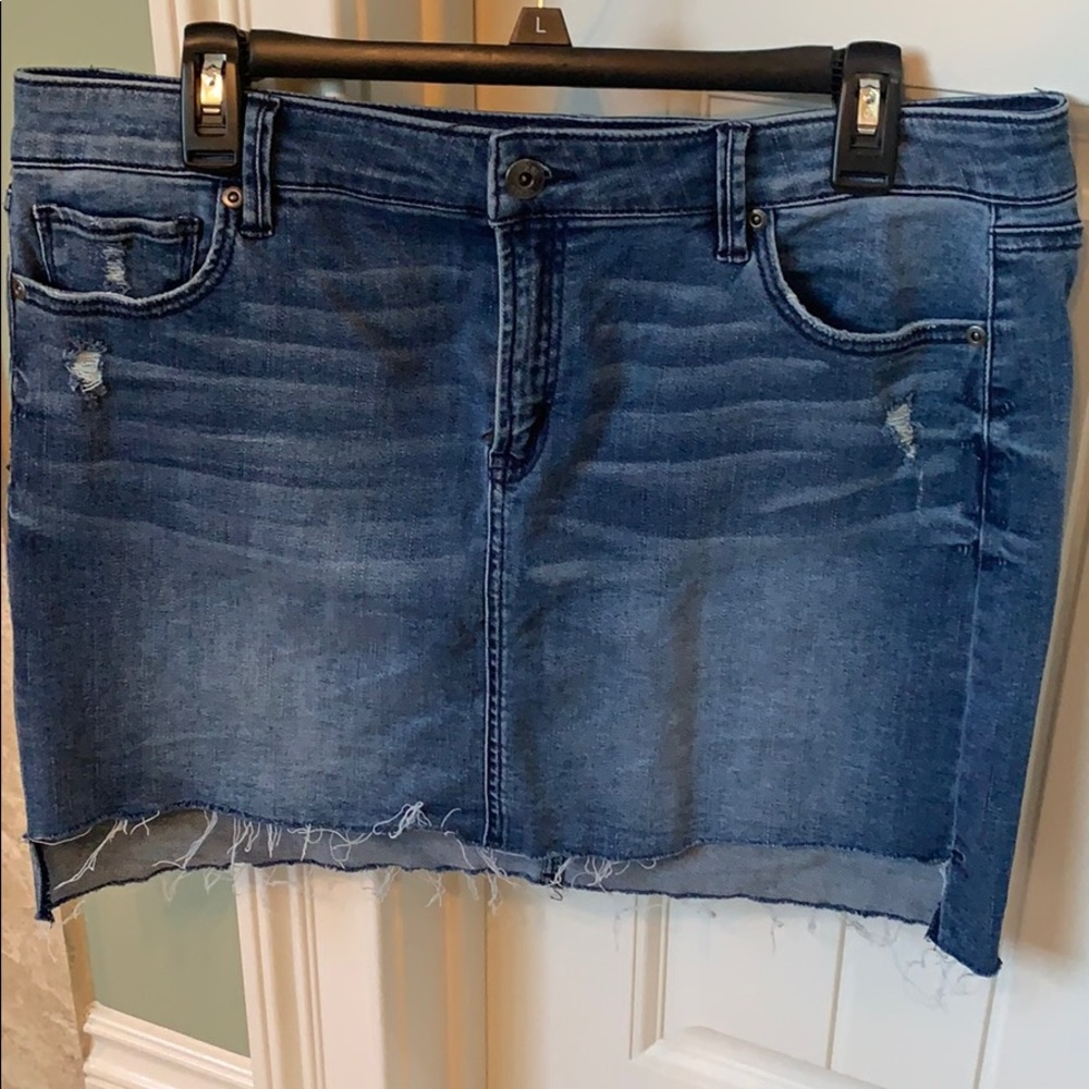 True Craft denim mini, excellent condition